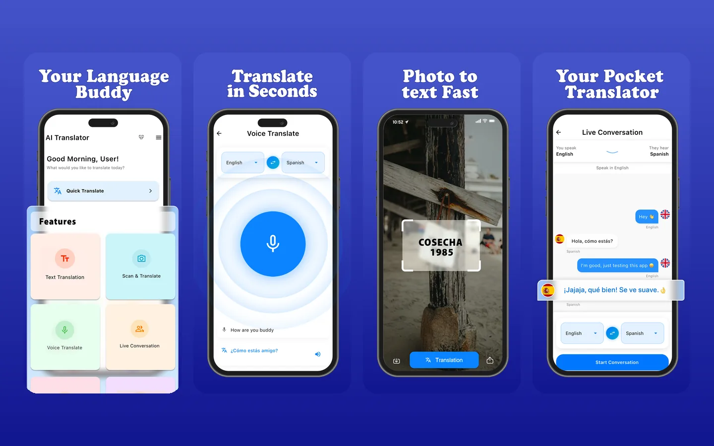 AI Translator website