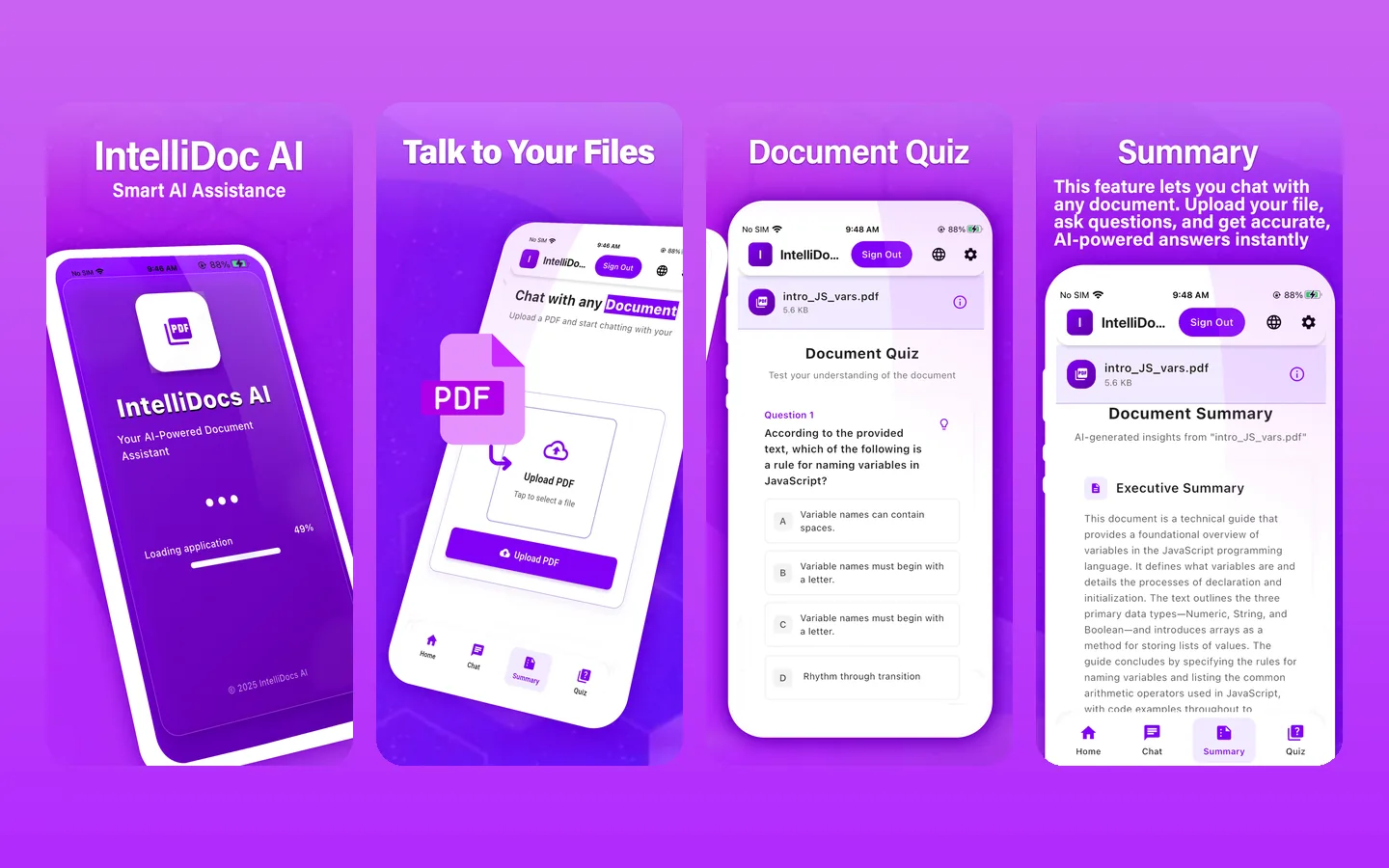 IntelliDocs AI website